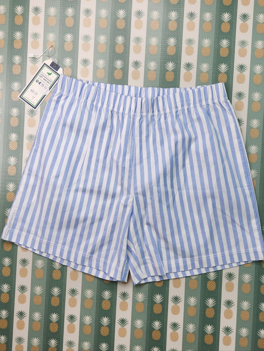 Properly Tied Striped Pull On Shorts